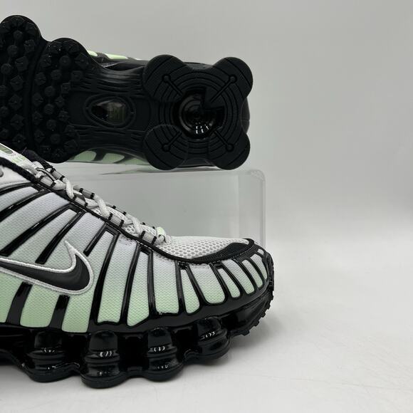 Mens Size 10 Nike Shox TL Vapor Green Photon Dust Black Sneakers AV3595 300